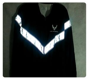 USAF wind breaker with reflection